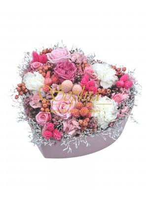 Loving heart LUX (Eternal flower box)